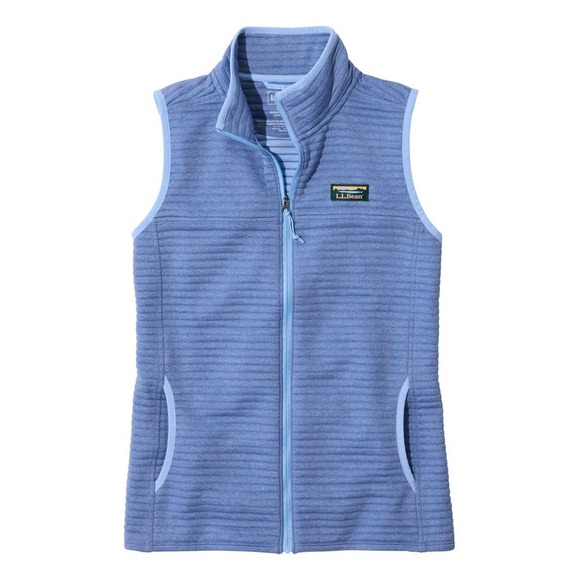 L.L. Bean Jackets & Blazers - L.L. Bean Women's Airlight Vest Blue Full Zip Pockets- Size Medium